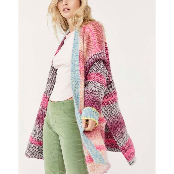 NWT Free People Daydreamer Cardi / Orchid Cloud Combo - Picture 2 of 7
